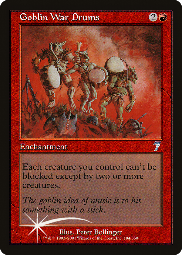 Goblin War Drums (7ED-194★) - 7th Edition