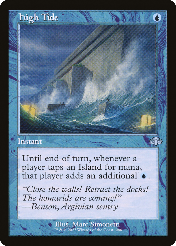 High Tide (Retro Frame) (DMR-286) - Dominaria Remastered Foil