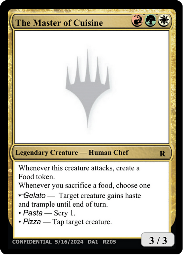The Master of Cuisine (UNK-RZ05E) - Unknown Event
