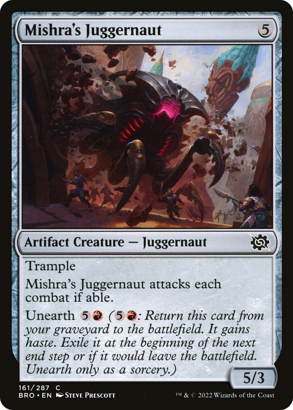 Mishra's Juggernaut (BRO-161) - The Brothers' War
