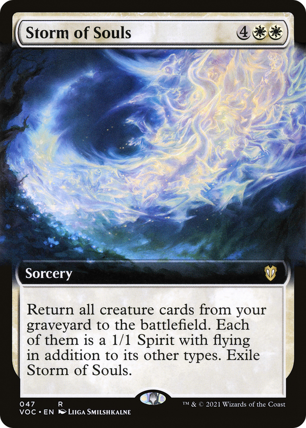 Storm of Souls (Extended Art) (VOC-047) - Crimson Vow Commander: (Extended Art)