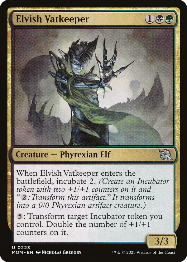 Elvish Vatkeeper (MOM-223) - March of the Machine