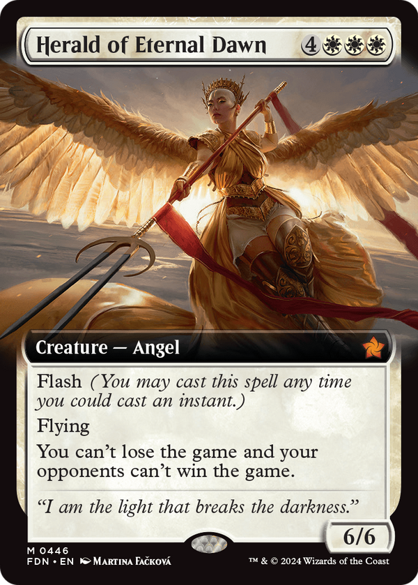 Herald of Eternal Dawn (Extended Art) (FDN-446) - Foundations: (Extended Art)