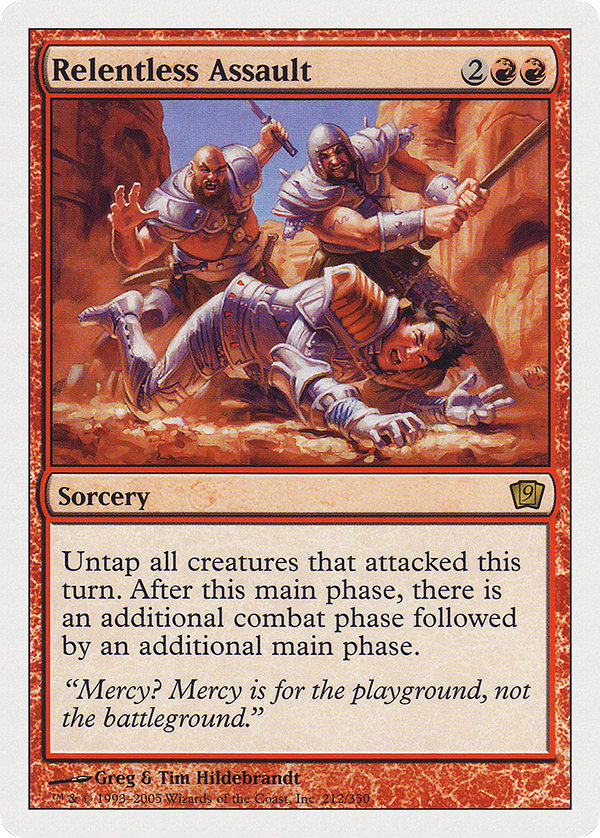 Relentless Assault (9ED-212) - 9th Edition Foil