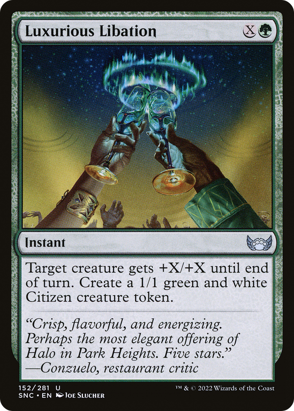 Luxurious Libation (SNC-152) - Streets of New Capenna Foil