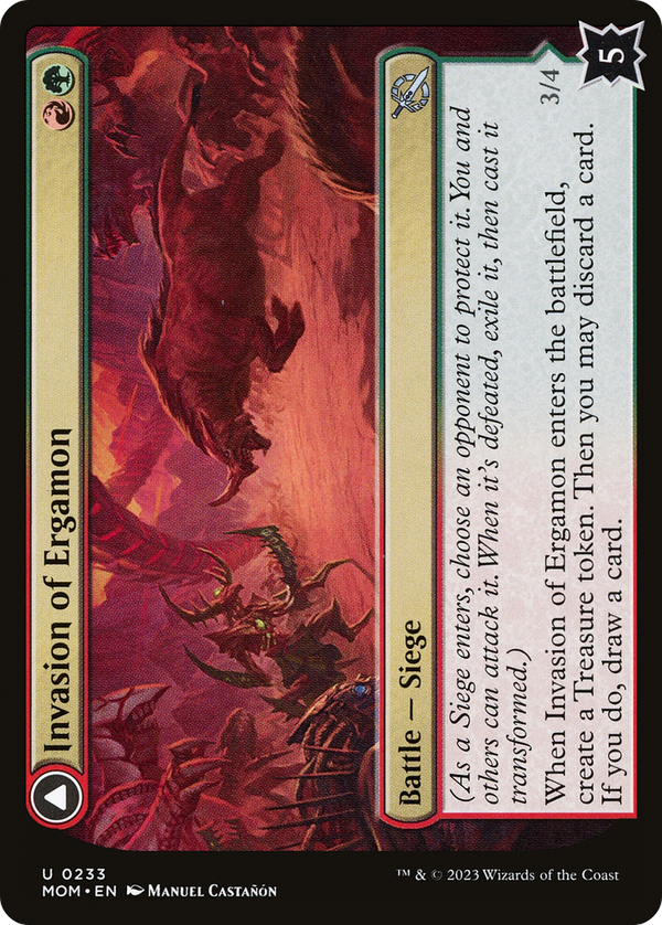 Invasion of Ergamon (MOM-233) - March of the Machine Foil