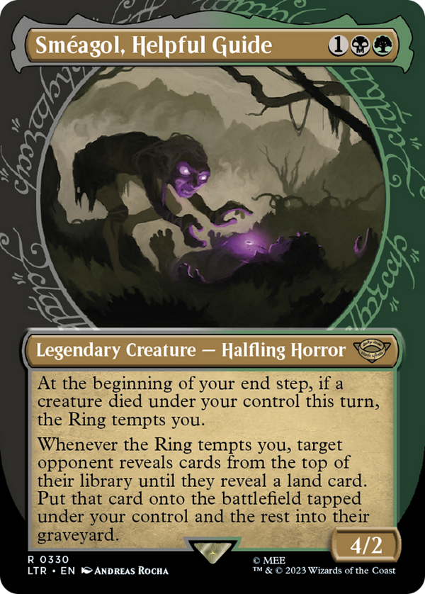 Smeagol, Helpful Guide (Showcase) (LTR-330) - The Lord of the Rings: Tales of Middle-earth: (Showcase) (Borderless) Foil