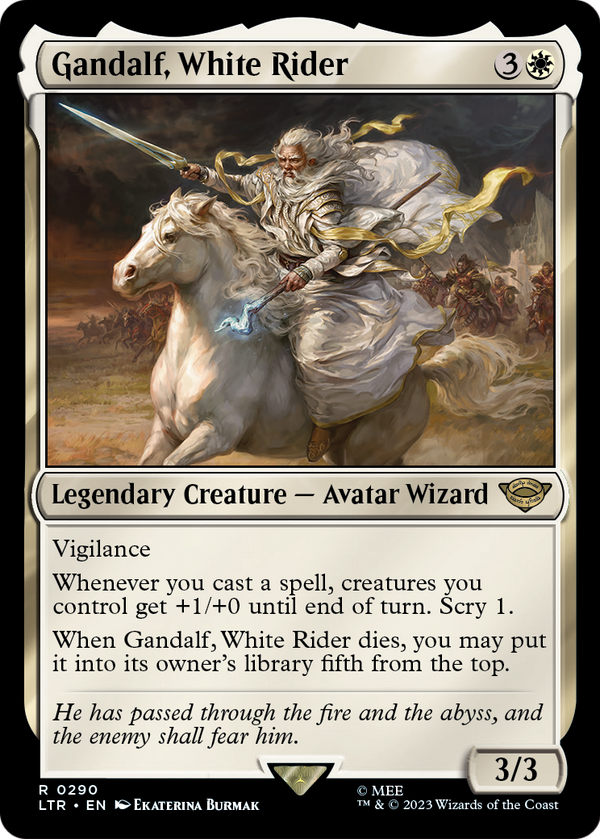 Gandalf, White Rider (LTR-290) - The Lord of the Rings: Tales of Middle-earth