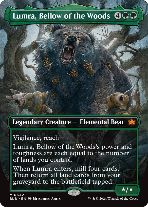 Lumra, Bellow of the Woods (Borderless) (0342) (BLB-342) - Bloomburrow