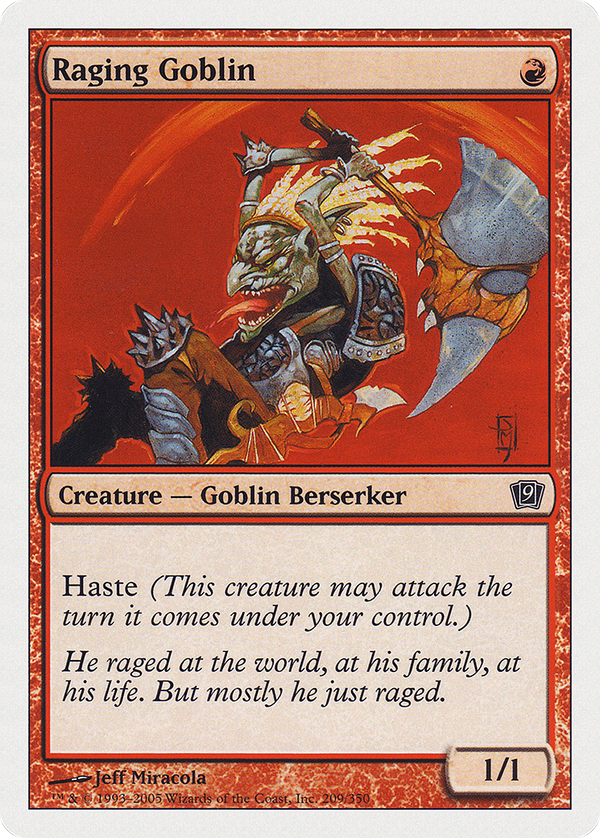 Raging Goblin (9ED-) - 9th Edition