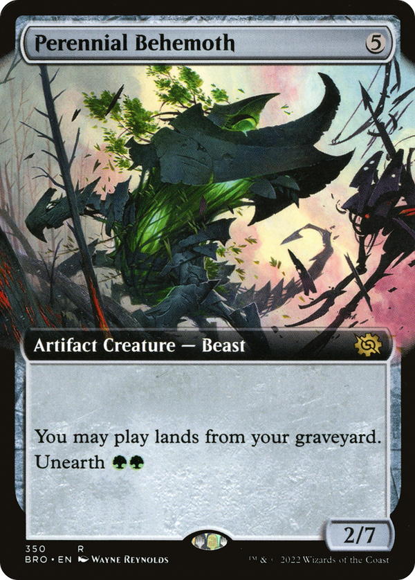 Perennial Behemoth (Extended Art) (BRO-350) - The Brothers' War: (Extended Art)