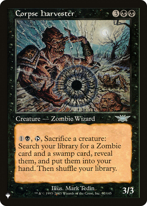 Corpse Harvester (LIST-LGN-62) - The List