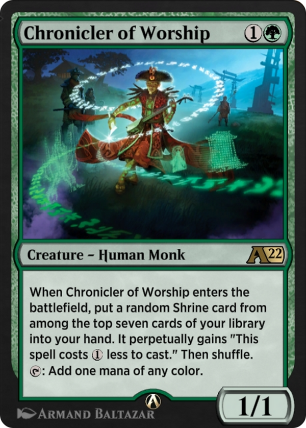 Chronicler of Worship (YNEO-025) - Alchemy: Kamigawa
