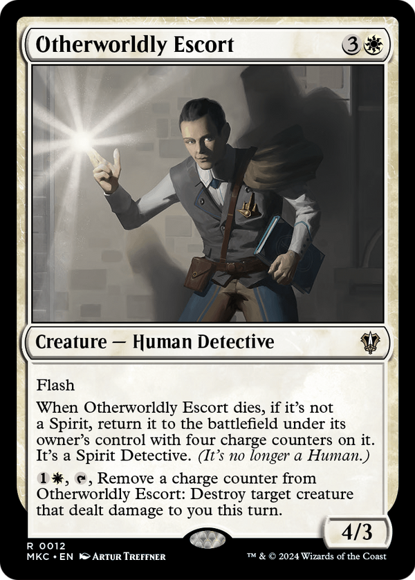 Otherworldly Escort (MKC-012) - Murders at Karlov Manor Commander