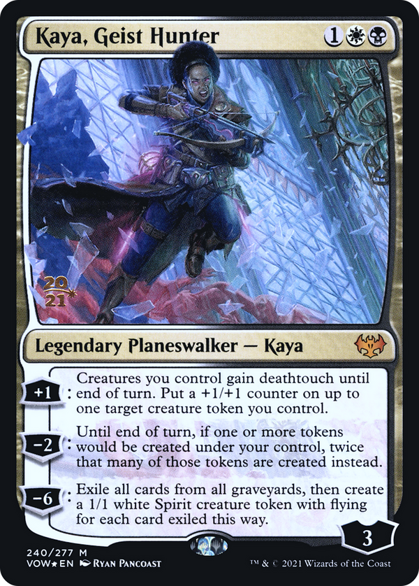 Kaya, Geist Hunter (PRE-240) - Innistrad: Crimson Vow Promos Foil