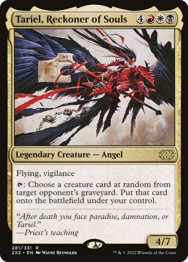 Tariel, Reckoner of Souls (2X2-281) - Double Masters 2022
