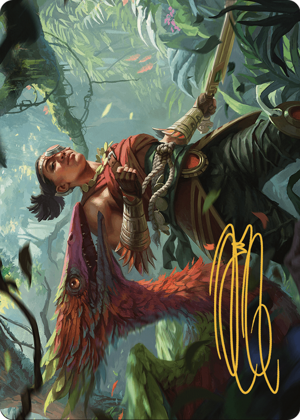 Wayta, Trainer Prodigy // Wayta, Trainer Prodigy (ALCI-071) - The Lost Caverns of Ixalan Art Series (Borderless) Foil