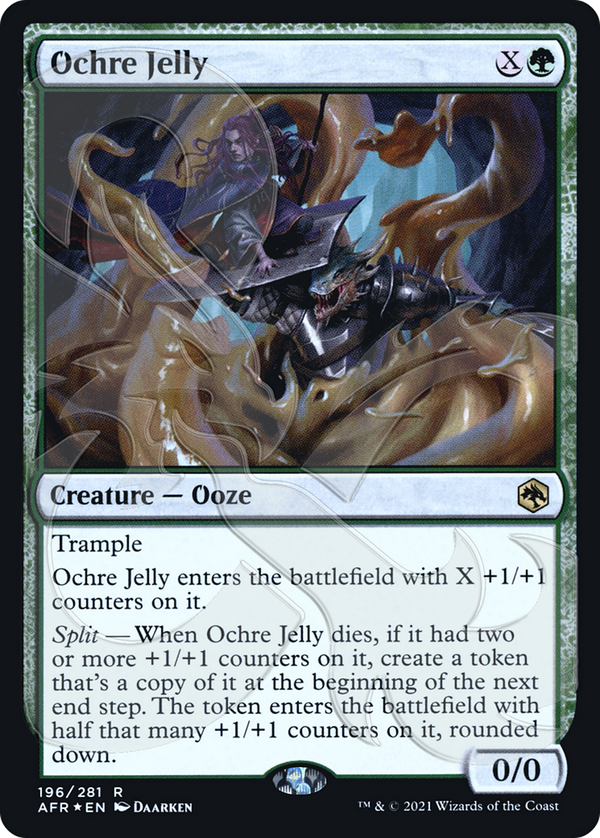 Ochre Jelly (AFR&-196A) - Adventures in the Forgotten Realms Promos Foil