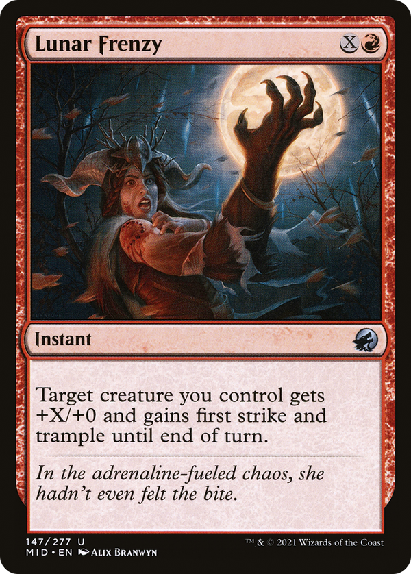 Lunar Frenzy (MID-147) - Innistrad: Midnight Hunt