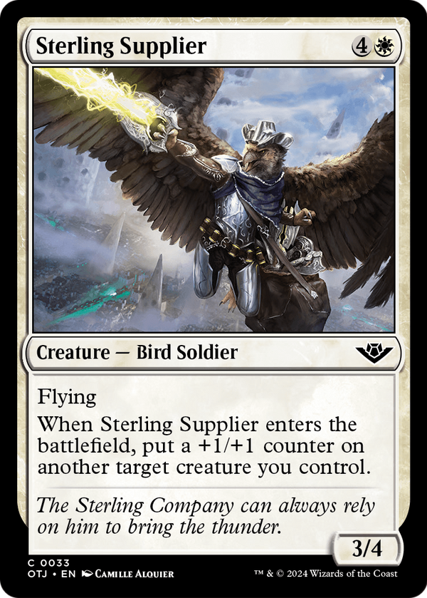 Sterling Supplier (OTJ-033) - Outlaws of Thunder Junction Foil