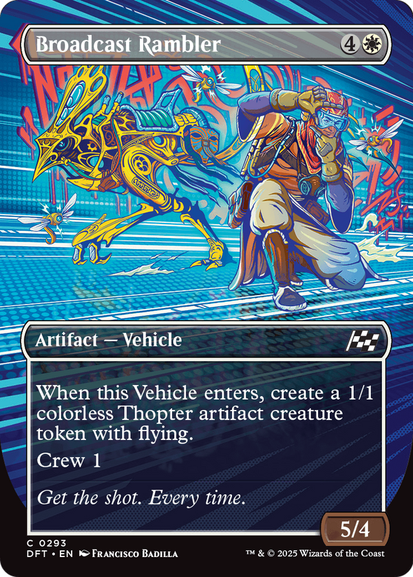Broadcast Rambler (Borderless) (DFT-293) - Aetherdrift Foil