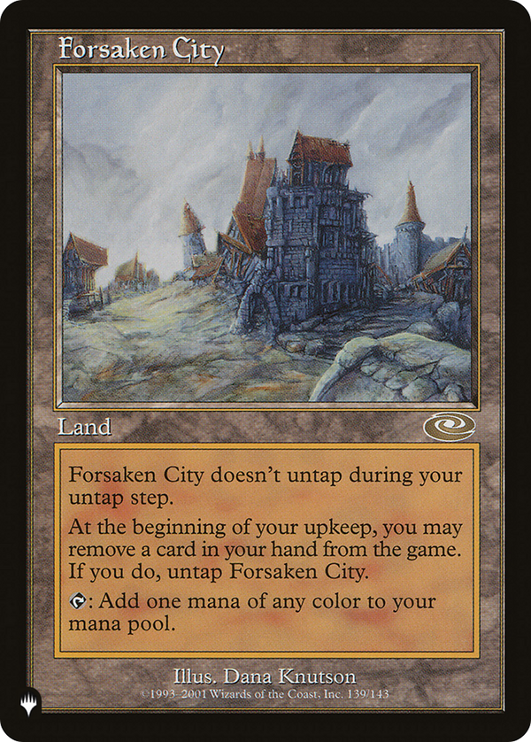 Forsaken City (LIST-PLS-139) - The List
