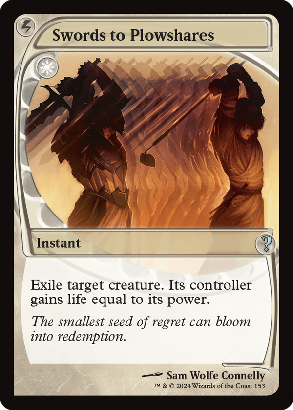 Swords to Plowshares (Future Sight) (MB2-153) - Mystery Booster 2