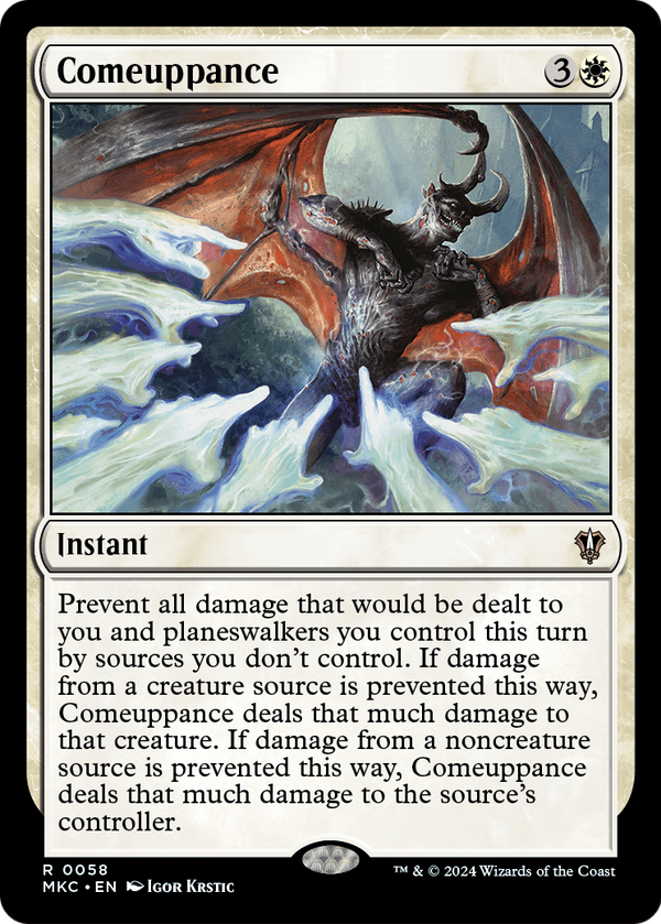Comeuppance (MKC-058) - Murders at Karlov Manor Commander