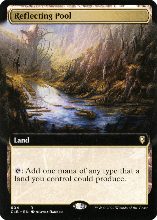 Reflecting Pool (Extended Art) (CLB-604) - Commander Legends: Battle for Baldur's Gate: (Extended Art)
