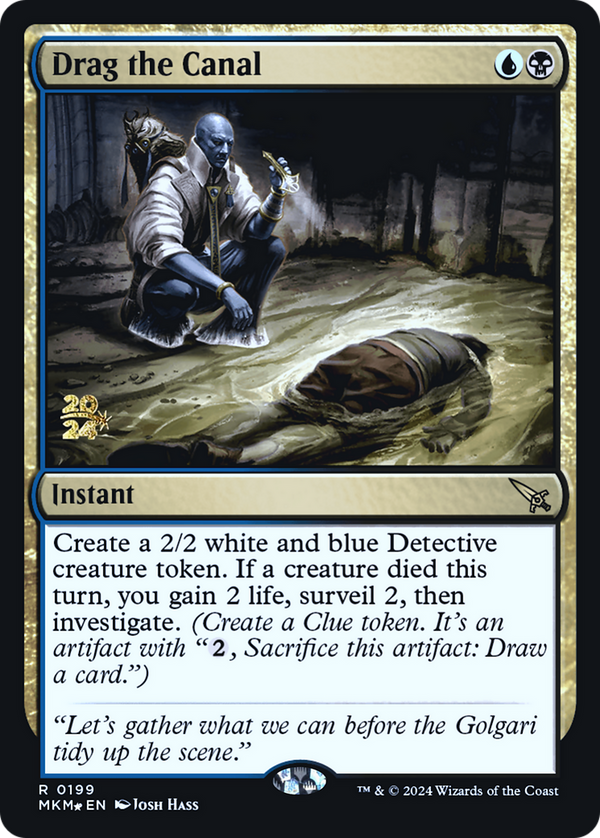 Drag the Canal (PRE-199) - Murders at Karlov Manor Promos Foil