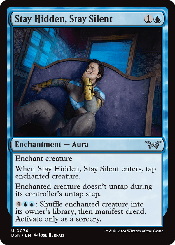 Stay Hidden, Stay Silent (0074) (DSK-074) - Duskmourn: House of Horror