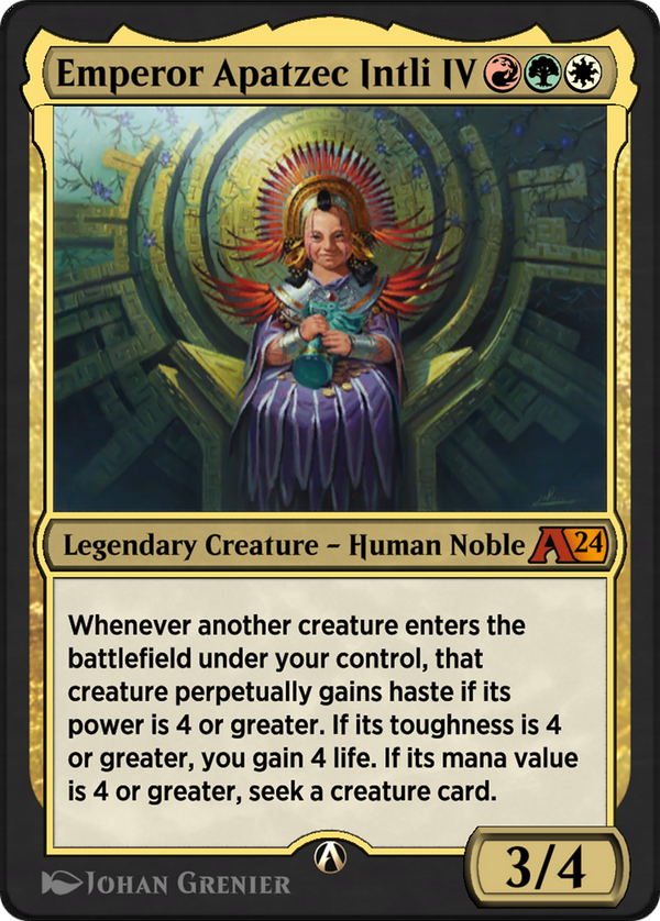 Emperor Apatzec Intli IV (YOTJ-021) - Alchemy: Outlaws of Thunder Junction