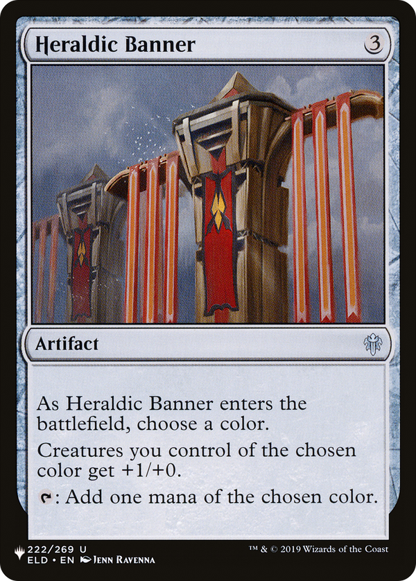 Heraldic Banner (LIST-ELD-222) - The List