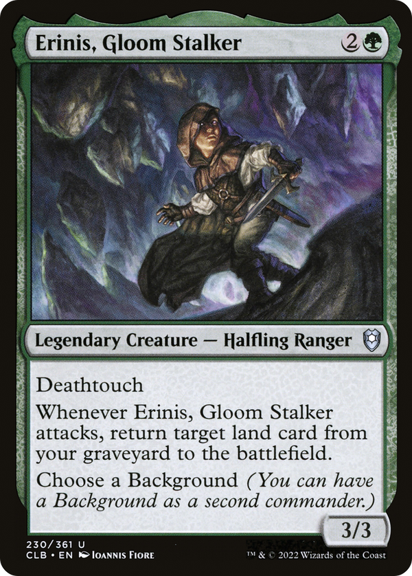 Erinis, Gloom Stalker (CLB-230) - Commander Legends: Battle for Baldur's Gate Foil