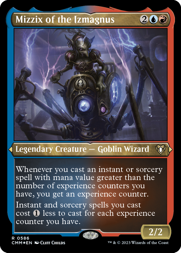Mizzix of the Izmagnus (Foil Etched) (CMM-586) - Commander Masters Foil
