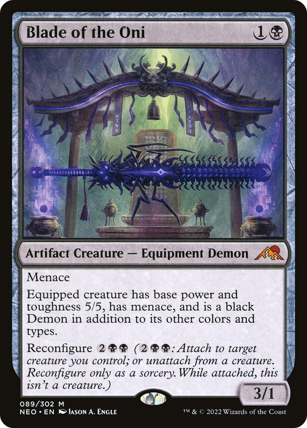 Blade of the Oni (NEO-089) - Kamigawa: Neon Dynasty