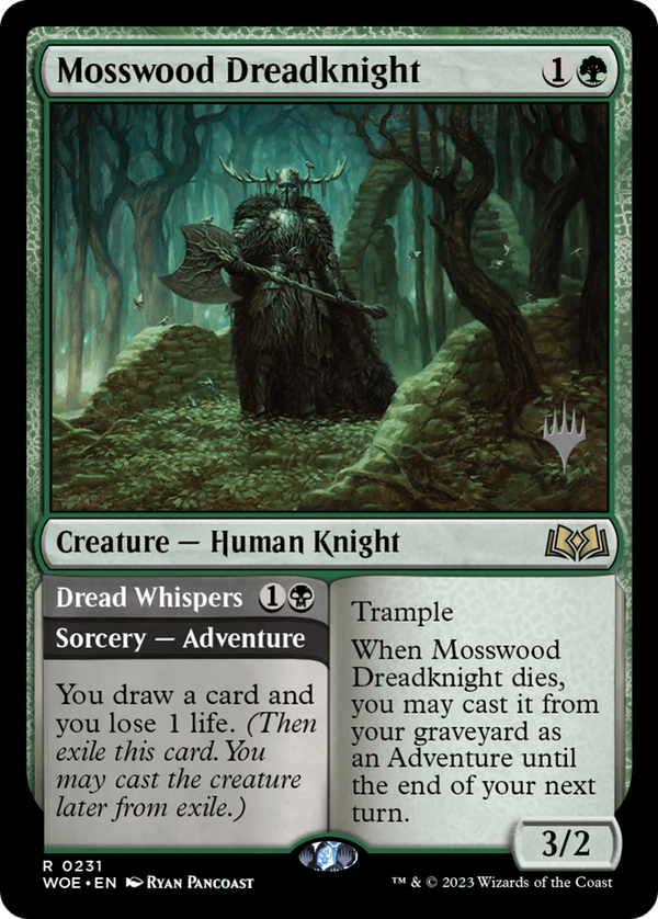 Mosswood Dreadknight (PPWOE-231) - Wilds of Eldraine Promos Foil