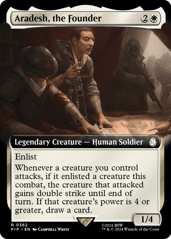Aradesh, the Founder (Extended Art) (PIP-362) - Fallout: (Extended Art) Foil