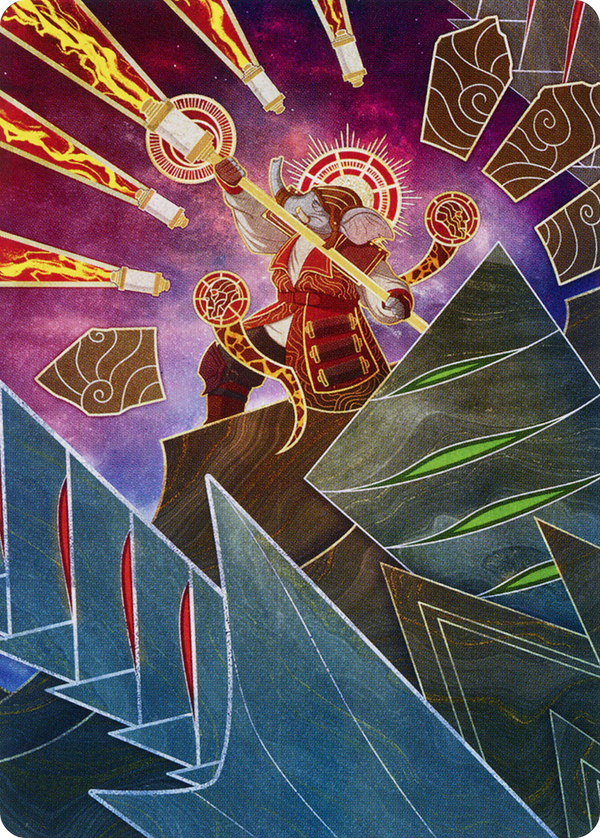 Quintorius, Loremaster // Quintorius, Loremaster (AMOM-063) - March of the Machine Art Series (Borderless) Foil