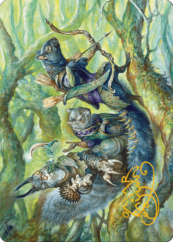 The Odd Acorn Gang // The Odd Acorn Gang (ABLB-032) - Bloomburrow Art Series (Borderless)