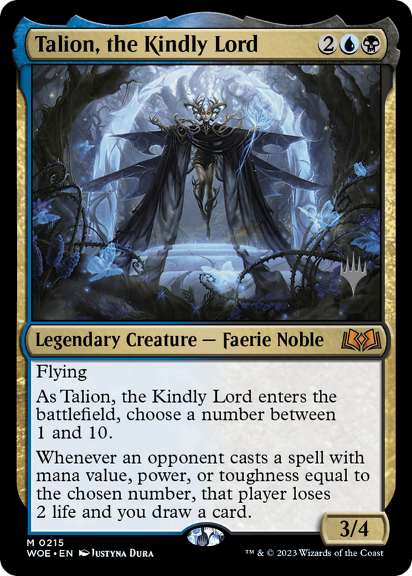 Talion, the Kindly Lord (PPWOE-215) - Wilds of Eldraine Promos