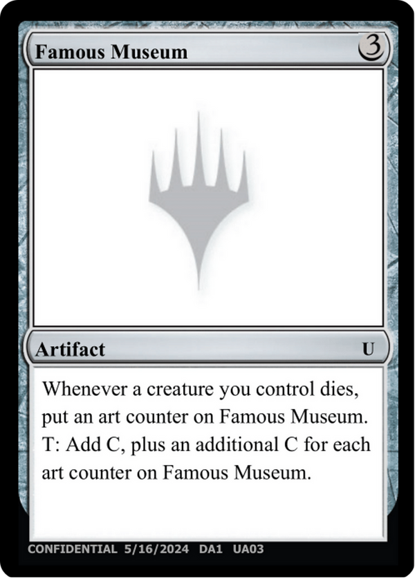 Famous Museum (UNK-UA03B) - Unknown Event