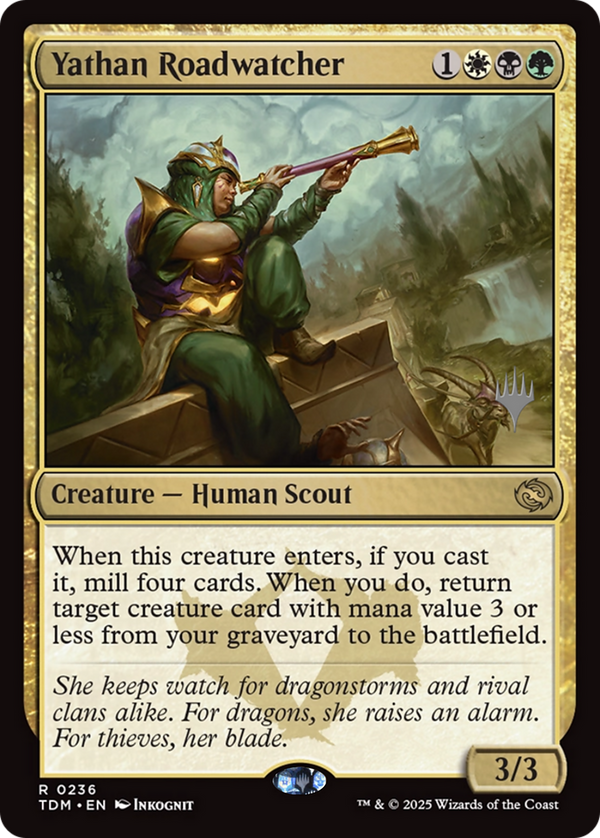 Yathan Roadwatcher (PPTDM-236) - Promo Pack: Tarkir: Dragonstorm