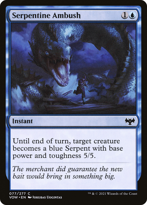 Serpentine Ambush (VOW-077) - Innistrad: Crimson Vow