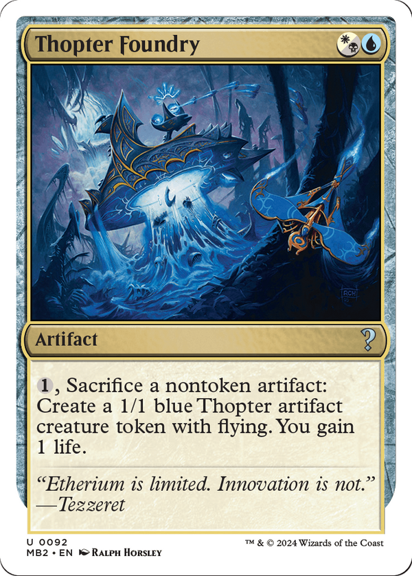 Thopter Foundry (White Border) (MB2-092) - Mystery Booster 2