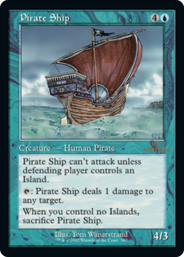Pirate Ship (Retro Frame) (30A-367) - 30th Anniversary Edition