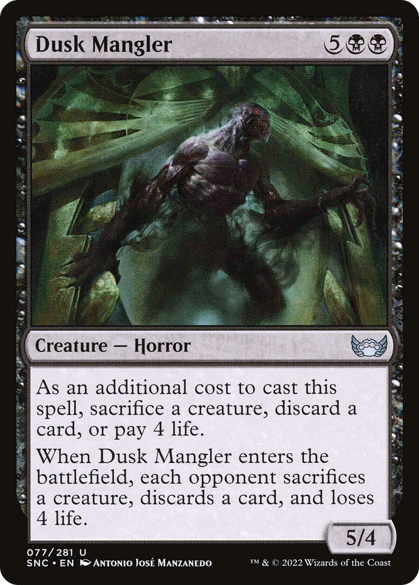 Dusk Mangler (SNC-077) - Streets of New Capenna