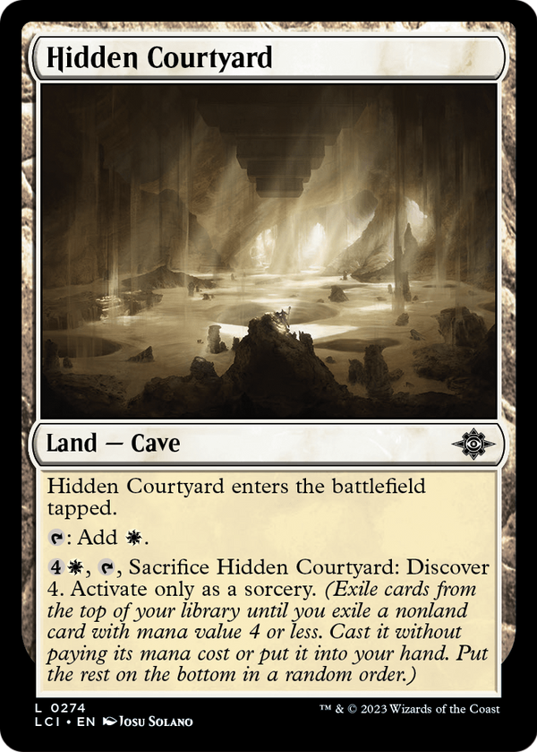 Hidden Courtyard (LCI-274) - The Lost Caverns of Ixalan Foil