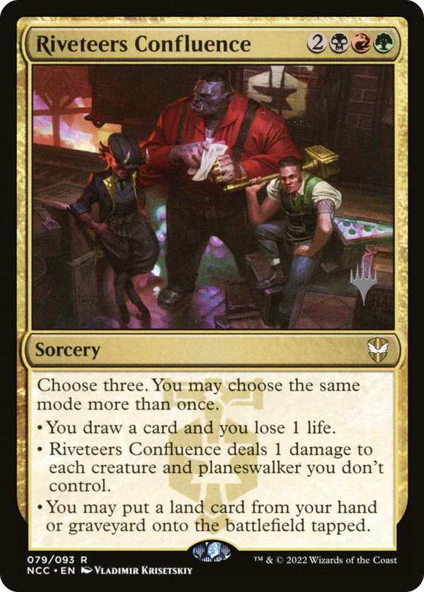 Riveteers Confluence (PPSNC-079) - New Capenna Commander Promos Foil
