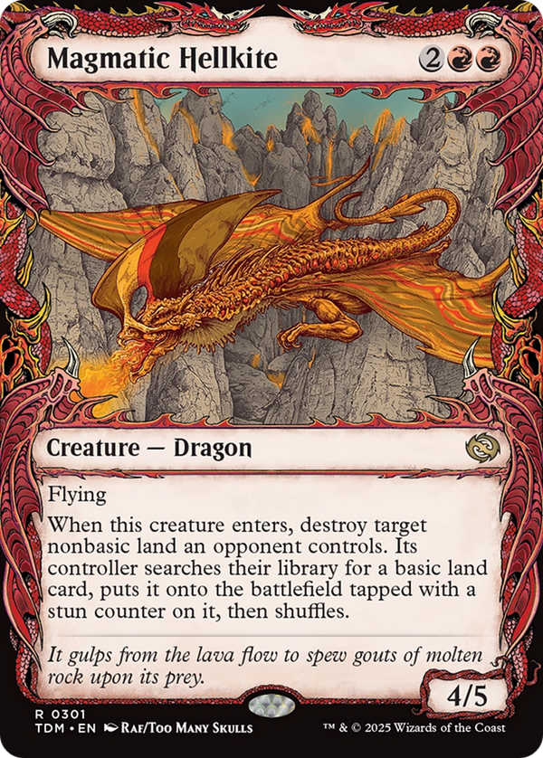 Magmatic Hellkite (Showcase) (TDM-301) - Tarkir: Dragonstorm: (Showcase)